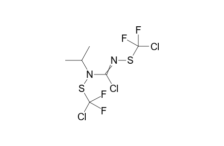 N,N'-Bis(chlorodifluoromethylsulfenyl)-isopropyl(chloro)formamidine