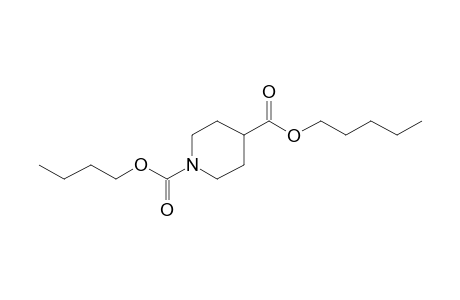 Isonipecotic acid, N-butoxycarbonyl-, pentyl ester