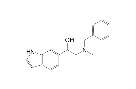 1H-indole-6-methanol, alpha-[[methyl(phenylmethyl)amino]methyl]-