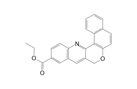 Ethyl 8H-naphtho[2',1':5,6]pyrano[4,3-b]quinoline-11-carboxylate