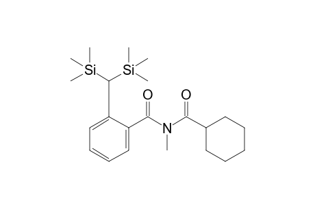 2-[bis(trimethylsilyl)methyl]-N-(cyclohexanecarbonyl)-N-methyl-benzamide