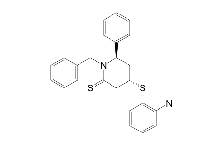 TRANS-4-(2-AMINOPHENYLTHIO)-1-BENZYL-6-PHENYLPIPERIDINE-2-THIONE
