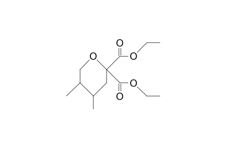 cis-4,5-Dimethyl-tetrahydropyran-2,2-dicarboxylic acid, diethyl ester