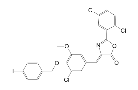 (4Z)-4-{3-chloro-4-[(4-iodobenzyl)oxy]-5-methoxybenzylidene}-2-(2,5-dichlorophenyl)-1,3-oxazol-5(4H)-one