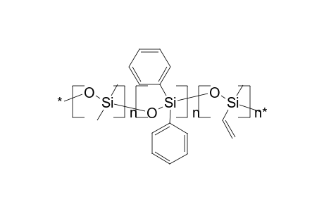 Poly(dimethylsiloxy-co-diphenylsiloxy-co-methylvinylsiloxane)