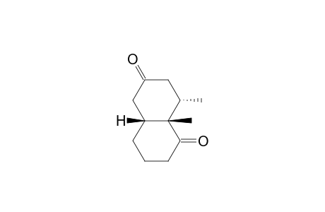 1,6(2H,5H)-Naphthalenedione, hexahydro-8,8a-dimethyl-, (4a.alpha.,8.beta.,8a.alpha.)-