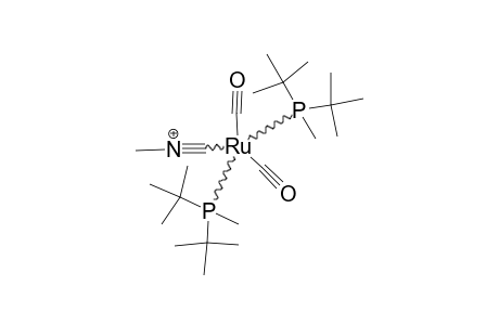 RU(CNME)(CO)2(P-TERT.-BUTYL2ME)2