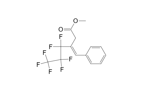Methyl 3-perfluoropropyl-4-phenylbut-3-enoate