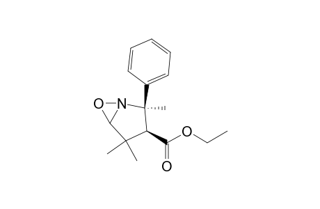 trans-3-Ethoxycarbonyl-2-phenyl-2,4,4-trimethyl-6-oxa-1-azabicyclo[3.1.0]hexane