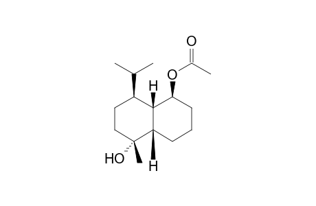 1,5-Naphthalenediol, decahydro-1-methyl-4-(1-methylethyl)-, 5-acetate, (1.alpha.,4.beta.,4a.beta.,5.beta.,8a.beta.)-(.+-.)-