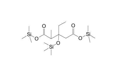 1,5-Bis(trimethylsilyl) 2,4-dideoxy-3-c-ethyl-2-methyl-3-O-(trimethylsilyl)pentarate