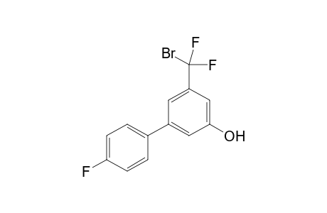 3-p-fluorophenyl-5-bromodifluoromethylphenol
