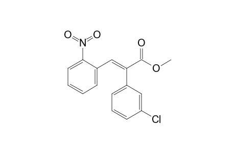 (E)-2-(3-chlorophenyl)-3-(2-nitrophenyl)-2-propenoic acid methyl ester