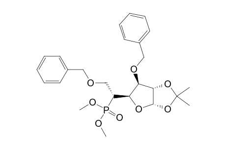 3,6-DI-O-BENZYL-5-DEOXY-5-DIMETHOXYPHOSPHINYL-1,2-O-ISOPROPYLIDENE-ALPHA-D-GLUCOFURANOSE