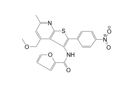 2-furancarboxamide, N-[4-(methoxymethyl)-6-methyl-2-(4-nitrophenyl)thieno[2,3-b]pyridin-3-yl]-