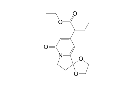 Ethyl ester of 2',3'-Dihydro-.alpha.-ethyl-5'-oxospiro[1,3-dioxolane-2,1'(5'H)-indolizine]-7'-acetic acid