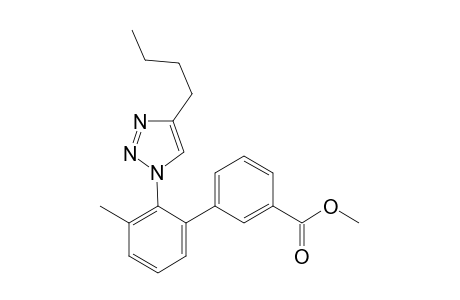2'-(4-Butyl-1,2,3-triazol-1-yl)-3'-methylbiphenyl-3-carboxylic acid methyl ester
