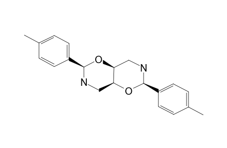 2,6-BIS-(PARA-TOLYL)-CIS-1,5-DIOXA-3,7-DIAZADECALIN