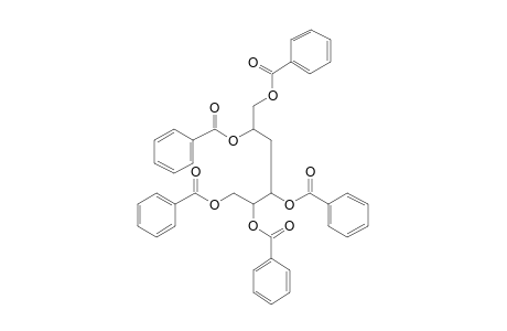 1,2,3,5,6-Penta-O-benzoyl-4-deoxyhexitol
