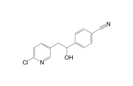 4-[2-(6-chloropyridin-3-yl)-1-hydroxyethyl]benzonitrile