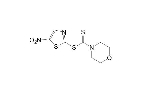 4-morpholinecarbodithioic acid, 5-nitro-2-thiazolyl ester