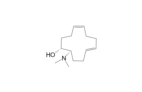 4,8-Cyclododecadien-1-ol, 12-(dimethylamino)-, (1R*,12R*)-