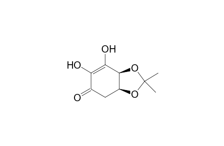 (5S,6S)-2,3-dihydroxy-5,6-isopropylidenedioxycyclohexa-2-ene- 1-one