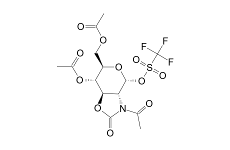 TRIFLYL-2-N-ACETYL-4,6-DI-O-ACETYL-2,3-N,O-CARBONYL-2-DEOXY-ALPHA-D-GLUCOPYRANOSIDE
