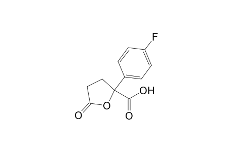 (R)-5-Oxo-2-(4-fluorophenyl)tetrahydrofuran-2-caboxylic acid