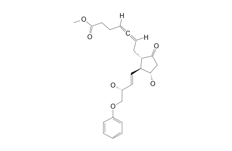 METHYL-(4,5,6S)-7-[(1R,2R,3R)-3-HYDROXY-2[(E)-(3R)-3-HYDROXY-4-PHENOXY-1-BUTENYL]-5-OXOCYClOPENTYL]-4,5-HEPTADIENOATE