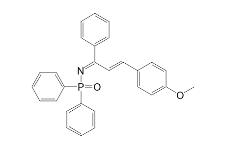 N-(Diphentlphosphinyl)-3-(p-methoxyphenyl)-1-phenyl-2-propeneimine