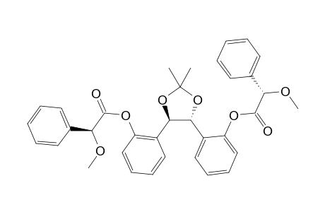 2,2'-[(4R,5R)-2,2-Dimethyl-1,3-dioxolane-4,5-diyl]diphenyl bis[(S)-2-methoxy-2-phenylacetate]