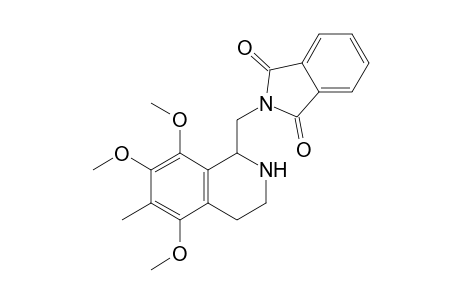 6-Methyl-5,7,8-trimethoxy-1-phthalimidomethyl-1,2,3,4-tetrahydroisoquinoline