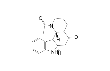 20,21-Dinoraspidospermidine-4,10-dione, (.+-.)-