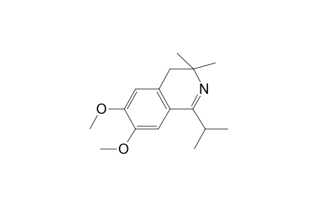 1-Isopropyl-6,7-dimethoxy-3,3-dimethyl-3,4-dihydro-isoquinoline