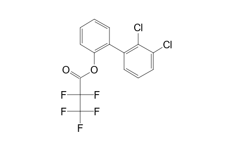 2-Hydroxy-2',3'-dichlorobiphenyl, pentafluoropropionate