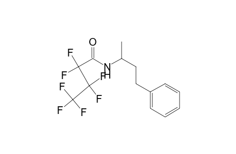 2,2,3,3,4,4,4-heptafluoro-N-(1-methyl-3-phenyl-propyl)butanamide