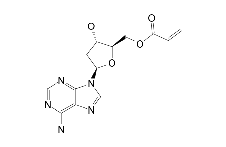 acrylic acid [(2R,3S,5R)-5-(6-aminopurin-9-yl)-3-hydroxy-tetrahydrofuran-2-yl]methyl ester