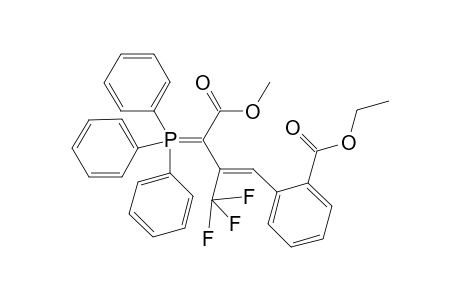Methyl 4-(2-ethoxycarbonylphenyl)-3-trifluoromethyl-2-triphenylphosphoranylidene-3-butnoate