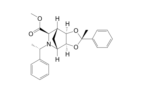 (1R,2R,4S,6S,7R,9R)-4-Methyl-4-phenyl-8-[(S)-1-phenylethyl]-3,5-dioxa-8-azatricyclo[5.2.1.0(2,6)]decane-9-carboxylic acid methyl ester