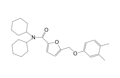 N,N-dicyclohexyl-5-[(3,4-dimethylphenoxy)methyl]-2-furamide