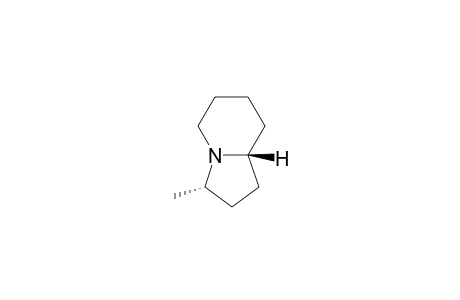 Indolizine, octahydro-3-methyl-, trans-