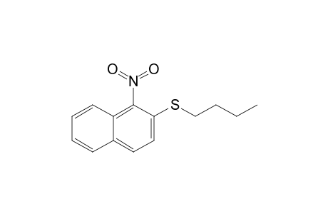 1-Nitro-2-(1-butylthio)naphthalene