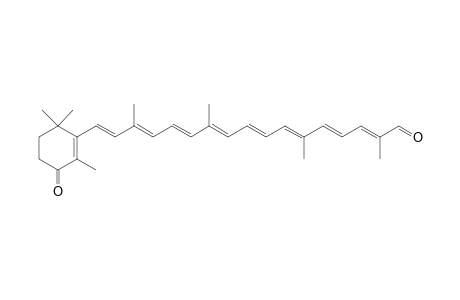 (2E,4E,6E,8E,10E,12E,14E,16E)-17-(3-keto-2,6,6-trimethyl-cyclohexen-1-yl)-2,6,11,15-tetramethyl-heptadeca-2,4,6,8,10,12,14,16-octaenal
