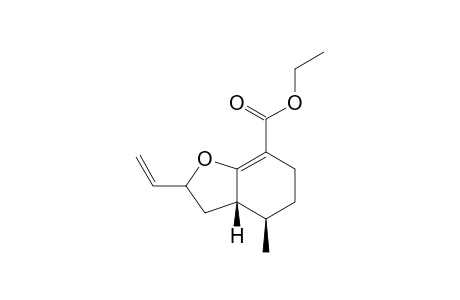 (3aS,4R)7-Ethoxycarbonyl-4-methyl-2-vinyl-2,3,3a,4,5,6-hexahydro-2,3-benzofuran