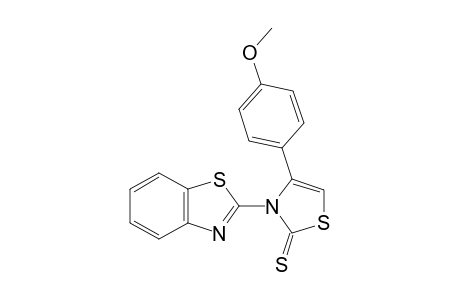 3-(Benzo[d]thiazol-2-yl)-4-(4-methoxyphenyl)thiazole-2(3H)-thione