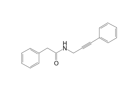 2-Phenyl-N-(3-phenylprop-2-yn-1-yl)acetamide
