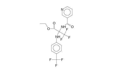ETHYL 3,3,3-TRIFLUORO-2-NICOTINAMIDO-2-[3-