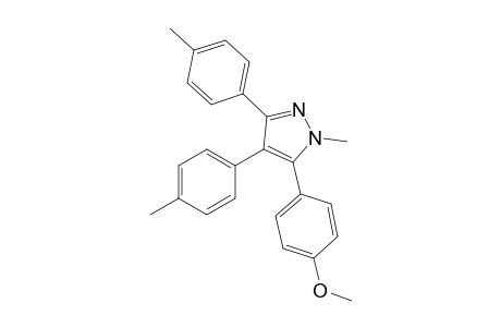 5-(4-Methoxyphenyl)-1-methyl-3,4-di-p-tolyl-1H-pyrazole