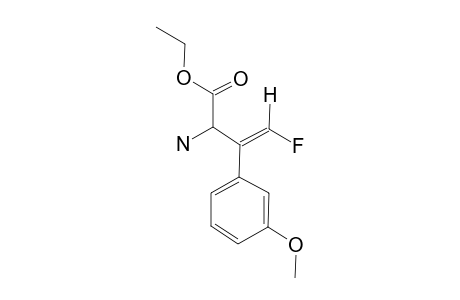 ethyl (E)-2-amino-4-fluoro-3-(3-methoxyphenyl)but-3-enoate